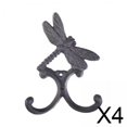 thumbnail image 1 of 4 Ganchos De Pared Para Decoración Del Hogar, Resistentes, Para Llaves, Bolsos, Chaquetas, Libélula, 1 of 10