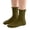 Army Green, variant on BRGZLK Girls Ruffle Socks Cute Frilly Solid Color Cotton Lace Trim Ruffle Skateboard Sport Mid-Calf Socks Blue 3-5 Years