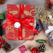 Cheers 10Pcs Eco-friendly Wrapping Paper Wear Resistant Kraft Paper Xmas Elements Gifts Wrapping Papers for Home