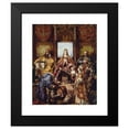 thumbnail image 2 of Jan Matejko 20x24 Black Modern Framed Museum Art Print Titled - Founding of the Academy, 1361-1399-1400 Ad, from the Series “History of Civilization in Poland” (1888), 2 of 5
