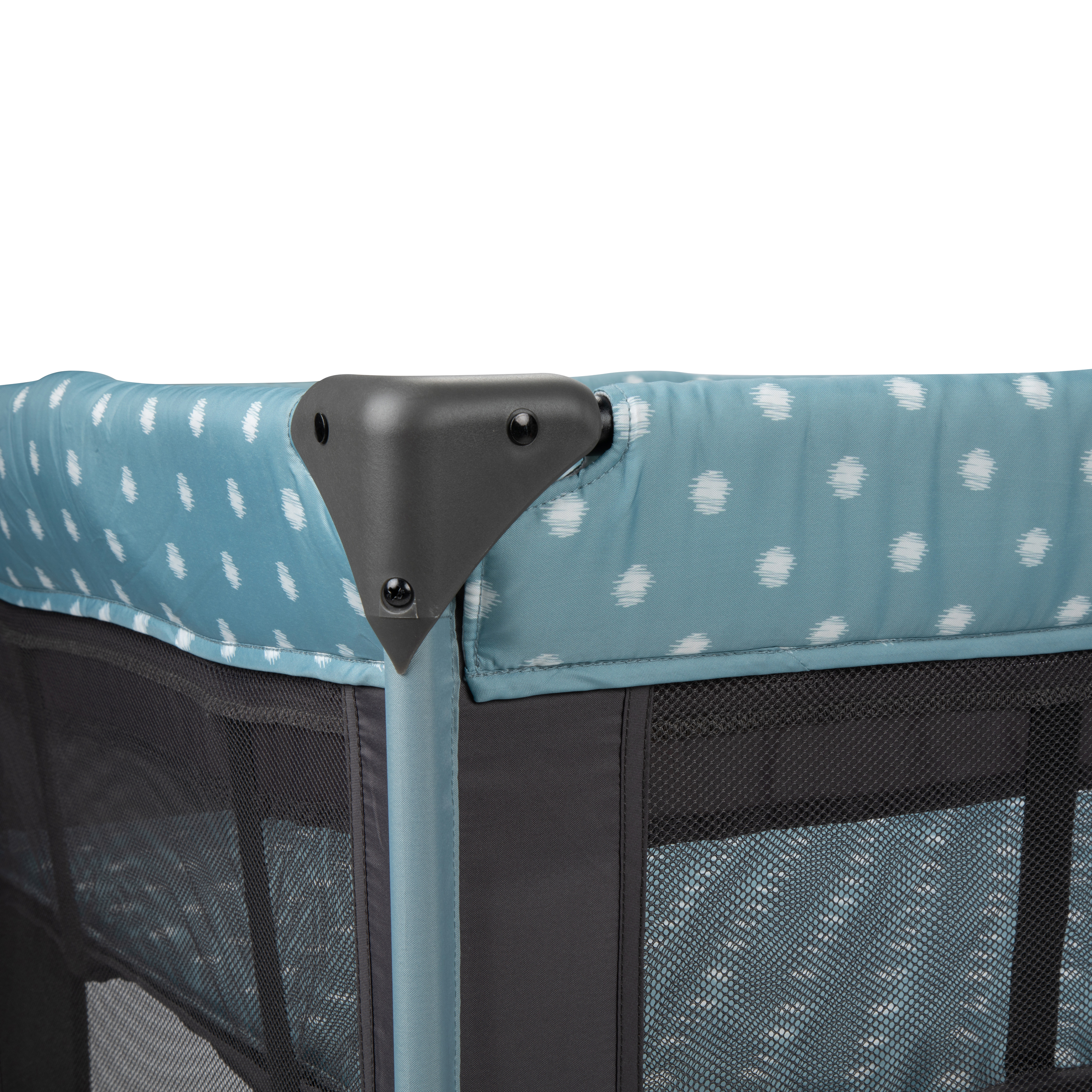 Babideal Dottie Baby Play Yard with Bassinet, Blue Dot - image 4 of 8