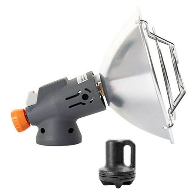 Mistaha Chauffage au Gaz Portable pour le Camping - Chauffage au Gaz Compact pour l'Extérieur avec Connexion au Réservoir d'Air - Dispositif de Chauffage en Acier Inoxydable pour Tentes de Camping