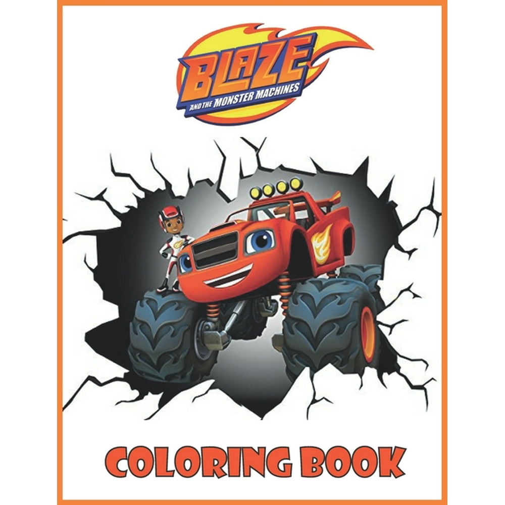 blaze and the monster machines coloring book for kids with Exclusive