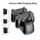thumbnail image 5 of Soporte de carga para mando de PS4/Slim/PRO con indicador luminoso de carga, accesorio de base de carga para dos mandos, 5 of 7