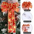 thumbnail image 5 of Moocorvic Christmas Tree Bow, Christmas Wreath Bow, Christmas Led Wreath Bow, Warm LED Lights Christmas Tree Topper For Indoor Outdoor Xmas Decoration, 5 of 6