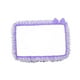 thumbnail image 2 of Marco De Pantalla De Computadora, Cubierta De Borde, Funda Protectora De Tela De Encaje Con Lazo De 17 A 22 Pulgadas, Violeta, 2 of 8