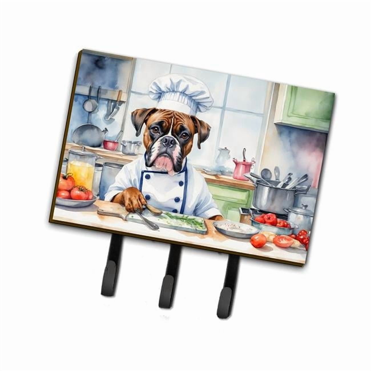 Kuvasz The Chef Leash or Key Holder 6 in x 9 in