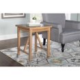 thumbnail image 2 of Linon Faye Table d'Appoint en Bois Rustique Marron, 2 of 9