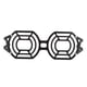 thumbnail image 1 of Protector De Rejilla De Faro Ticfox Negro Para Moto Guzzi V85 TT 2018-2021, 1 of 12
