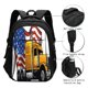 thumbnail image 3 of Easygdp American Truck Mochila para Laptop de Viaje con Puerto USB, Mochila para Laptop con Puerto de Carga USB para Mujeres y Hombres, 3 of 7
