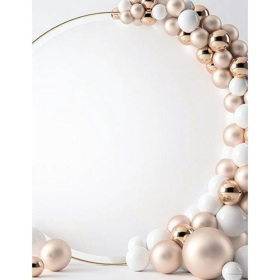 Great Papers! Balloon Archway Stationery Letterhead, Invitations, Announcements and Personal Messages, Printer Friendly, 8.5"x11", 50 Pack