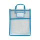 thumbnail image 1 of Bolsas transparentes para libros con asa de transporte, bolsa de malla, bolsas de lectura, bolsos de mano Azul, 1 of 9