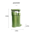 thumbnail image 3 of Naiovety Filtro de agua resistente, ligero, fácil de usar, herramientas de purificación suave, artículos deportivos giratorios, senderismo al aire Kits de desorden para acampar Naiovety OD029747-00, 3 of 6
