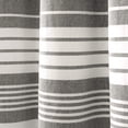 Tappeto di juta intrecciata in cotone naturale beige con nappe a motivo