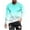 Mint Green, variant on Honeeladyy Men's Crew Neck Casual Long Sleeve Gradient T-Shirts Classic Shirts for Men #A-Wine-S