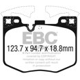 thumbnail image 2 of EBC 2017+ BMW 530 2.0L Turbo (G30) Yellowstuff Front Brake Pads, 2 of 7