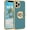 Blue Gray/Gold, variant on iPhone 12 Pro Case,iPhone 12 Pro Phone Case with Stand Ring Holder,360° Rotatable Magnetic Kickstand Shiny Plating Gold Edge Slim Soft TPU Shockproof Protective Case for Women,Lavender Purple