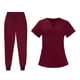 thumbnail image 3 of Conjunto de enfermería para mujer, trajes de trabajo, pantalones largos suaves, uniforme de enfermera, uniforme médico XL, 3 of 7