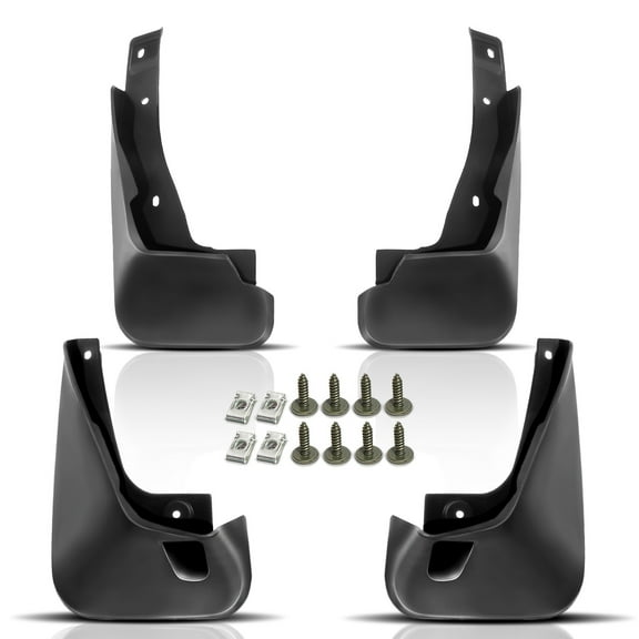 A-Premium Splash Guards Mud Flaps Mudflaps Mudguards Compatible with Lexus NX300 2018-2020 NX300h 2018-2020 Front & Rear 4-Pcs Kit