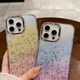thumbnail image 2 of for iPhone Case,Luxury Crystal Sparkle Sparkly Gradient Camera Lens Protection Soft Shockproof Phone Case (Purple,iPhone 13), 2 of 5