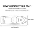 thumbnail image 5 of Waterproof Heavy Duty Boat Cover Trailerable Boat Cover Fit for V-Hull Tri-Hull Runabout Boat Cover Length 20-22 ft Black, 5 of 7