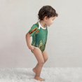 thumbnail image 4 of Yiaed Retro Birds Print Infant Climbing Short Sleeve Onesie One-Piece Baby Bodysuit Clothes 0-12 Months -6 Months, 4 of 6