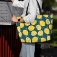 thumbnail image 7 of Fuzoiu Lemon Print Waterproof Beach Tote Bag for Women Girls with Zipper,Sandproof Pool Swim Bag,Large Capacity Beach Travel Bag for Pool Swim Travel Everyday, 7 of 7