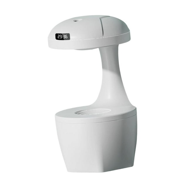 Humidificador de aire con iluminación LED 800 ml de gotas de agua contra la gravedad Backflow for Office Friends Room Nursery