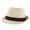 Beige, variant on Summer Lovers Small Gentlemans CAP, Short-Brimmed Straw Hat Party British Jazz Hat