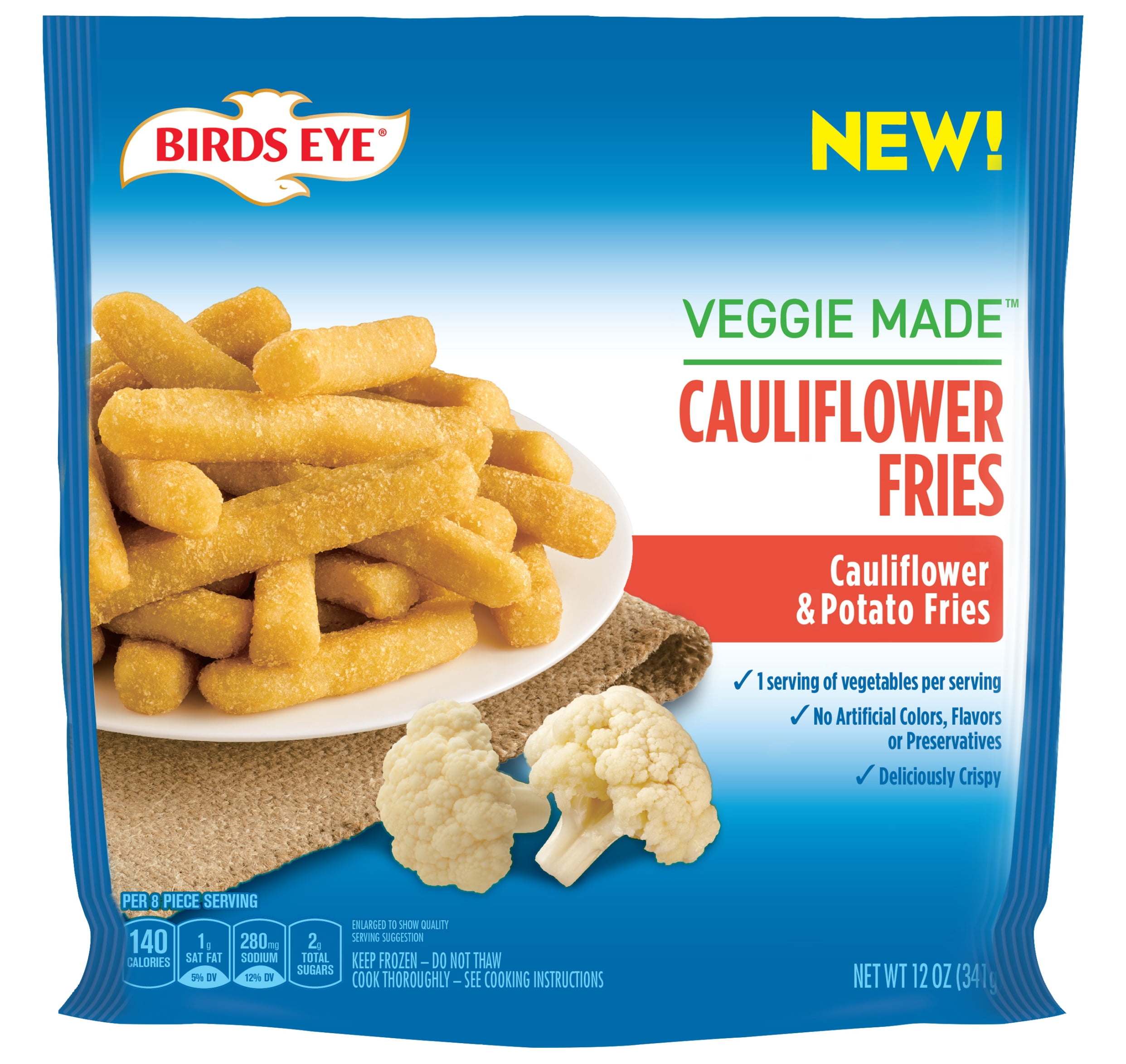 BIRDS EYE Steamfresh Veggie Made Cauliflower Fries