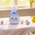 thumbnail image 6 of Japceit Easter Bunny Gift Bags, Drawstring Velvet Bunny Ear Candy Bags for Party, Easter Egg Hunt Supplies and Holiday Celebration, Festive Treat Containers, 6 of 6