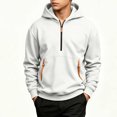 thumbnail image 4 of StSilkitty Hooded Sweatshirts for Kids Oversized Half Zip Long Sleeve Hoodies Fall Winter Fashion Warm Pullover Tops with Pockets, 4 of 9