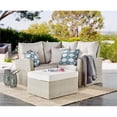 thumbnail image 2 of Afuera Living All-Weather Wicker Corner Sectional Sofa with Beige Cushions, 2 of 2