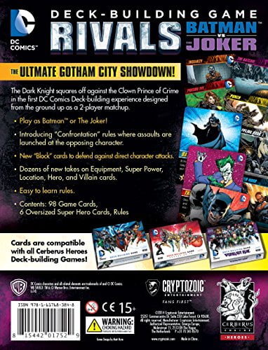 Batman vs Joker Rivals DC Comics Deck Building Game