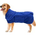 thumbnail image 1 of GHSDFBB Dog Drying Coat-Bathrobes for Dogs-Dog Drying Robe-Microfibre Fast Drying Super Absorbent Dog Bath Towel,Luxuriously Soft-Blue-XXL, 1 of 6