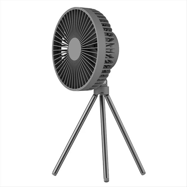 Ventilador Portátil para Acampar, Multifunción, para Exteriores, de Escritorio con Trípode, de Alta Potencia, para Tienda de Campaña o Techo B