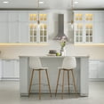 thumbnail image 6 of Creative Co-Op Robert Stevenson Lighting Rhodes - Metal and Clear Ribbed Glass Ceiling Light, Brushed Brass, 6 of 7