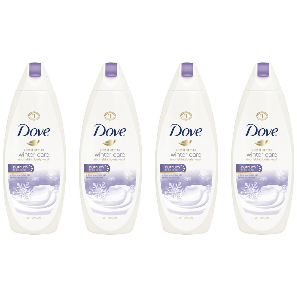 Dove Winter Care Body Wash 22 oz, 4 count