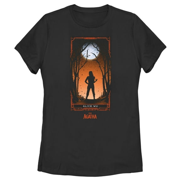 Women's Marvel: Agatha All Along Wu Card Graphic T-Shirt