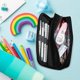 thumbnail image 3 of School pencil case with 2 compartments, pencil box, large capacity pencil case, pencil case for girls and boys, school supplies, 3 of 4