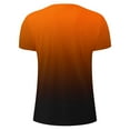 thumbnail image 4 of Aofany Plus Size Casual T-shirt for Men Summer Gradient Round Neck Short Sleeve Tee Top, 4 of 4