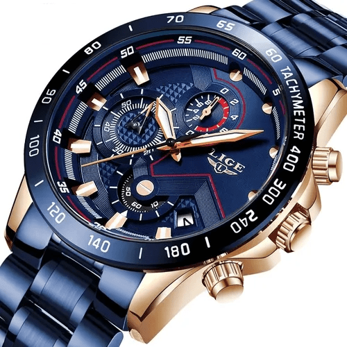 Reloj Deportivo Impermeable Para Hombre Lige Malubero Malu1444