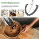 thumbnail image 1 of Pala batidora de borde Flexible para cocina accesorios de cocina de Wdftyju una sola palanca paleta batidora de borde Flexible con herramienta de galletas KFEW6L 2435 6 4 cuar, 1 of 9
