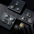 thumbnail image 4 of 1 box 22 sets Alloy Craft Solid Screw Rivet with Imitation Turquoise or Iron DIY Leather Craft Nail Flat Round Mixed color 30x9.5mm Hole: 2.5mm Screw: 5x3mm and 7x3.5mm Alloy, 4 of 6