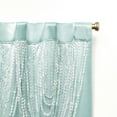 thumbnail image 3 of Exclusive Home Bliss Room Darkening Room Blackout HIdden Tab Top Curtain Panels, 54"x84", Aqua, Set of 2, 3 of 9