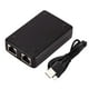 thumbnail image 4 of Mini 2 puertos RJ45 Lan Hub conmutador de red Ethernet Hub adaptador divisor para ordenador negro, 4 of 9