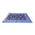 thumbnail image 2 of Ahgly Company Machine Washable Indoor Rectangle Oriental Blue Industrial Area Rugs, 8' x 12', 2 of 4