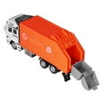 thumbnail image 1 of Jouet de Camion à Ordures à Rétrofriction, Coins à Friction Échelle 1:48 Camion à Ordures à Rétrofriction Jouet pour Garçons pour Jouer pour Enfants Vert,Orange, 1 of 8