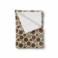 thumbnail image 2 of Dots Soft Flannel Fleece Throw Blanket, Doodle Circle Shapes in Different Sizes Designed with Topography-Like Lines Print, Cozy Plush for Indoor and Outdoor Use, 50" x 60", Multicolor, by Ambesonne, 2 of 6