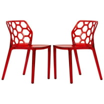 HomeStock Natural Beauty Modern Dining Chair - Set of 2